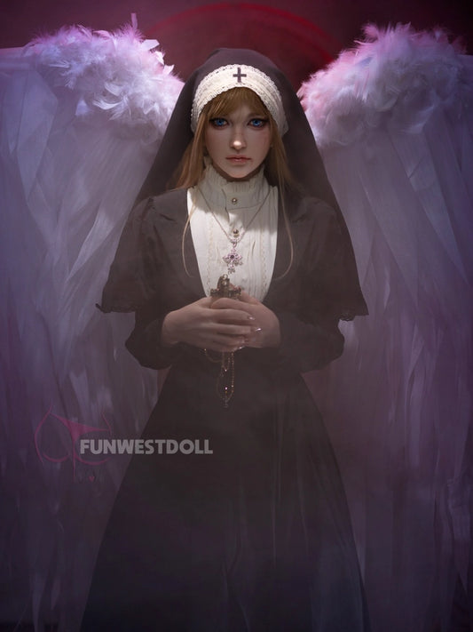 F2535-159cm(5.2ft)-37kg A Cup Halloween Realistic Silicone Sex Doll | Fun West Doll