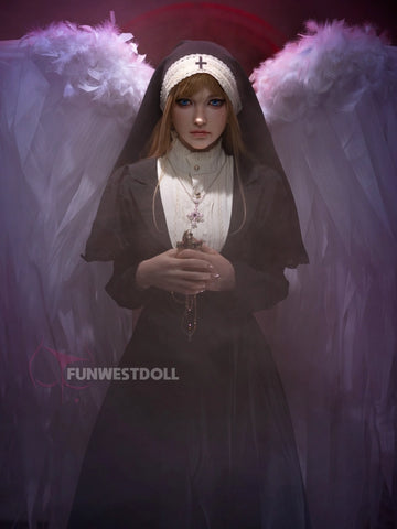 F2535-159cm(5.2ft)-37kg A Cup Halloween Realistic Silicone Sex Doll | Fun West Doll