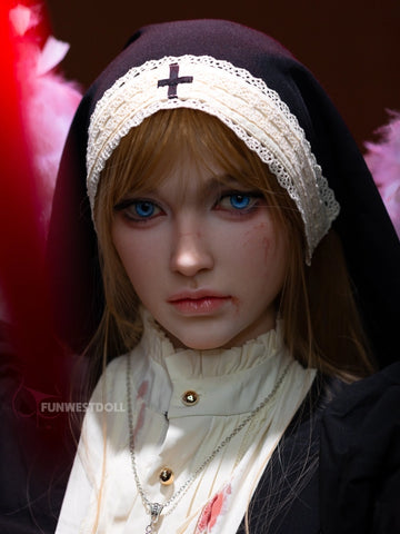 F2535-159cm(5.2ft)-37kg A Cup Halloween Realistic Silicone Sex Doll | Fun West Doll