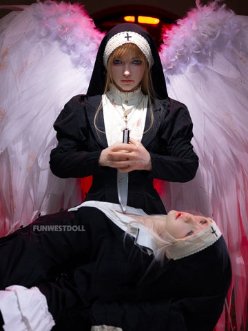 F2535-159cm(5.2ft)-37kg A Cup Halloween Realistic Silicone Sex Doll | Fun West Doll