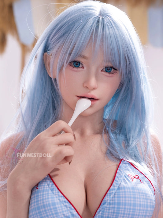 F8675-159cm(5.2ft)-35.3kg F Cup Realistic Skin Texture Gel Breasts Silicone Full Sex Doll｜Funwest Doll