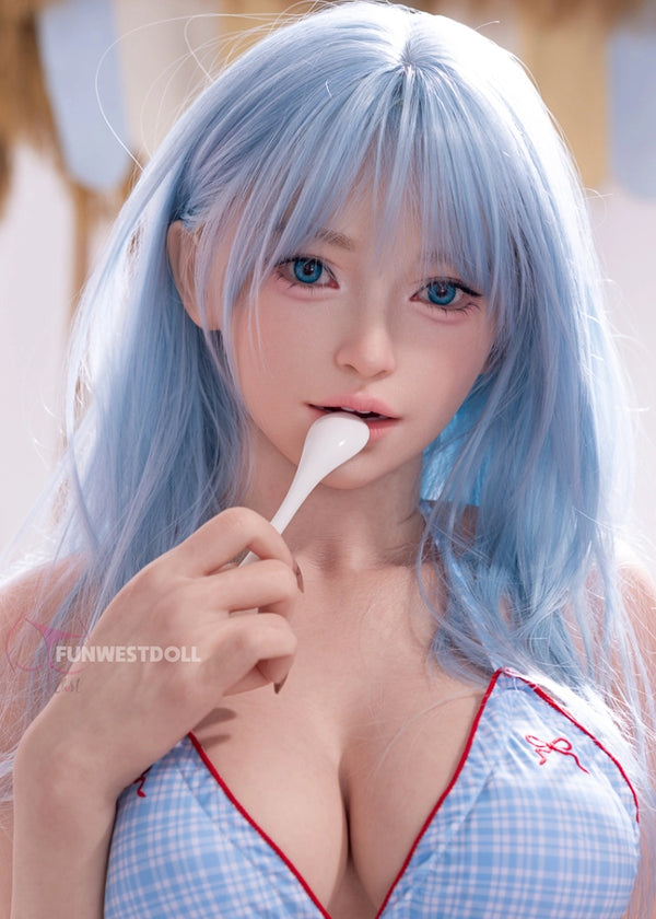 F8675-159cm(5.2ft)-35.3kg F Cup Realistic Skin Texture Gel Breasts Silicone Full Sex Doll｜Funwest Doll