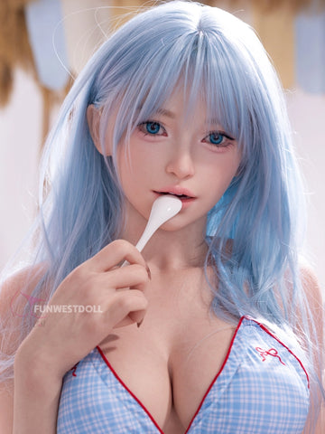 F8675-159cm(5.2ft)-35.3kg F Cup Realistic Skin Texture Gel Breasts Silicone Full Sex Doll｜Funwest Doll