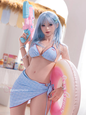 F8675-159cm(5.2ft)-35.3kg F Cup Realistic Skin Texture Gel Breasts Silicone Full Sex Doll｜Funwest Doll