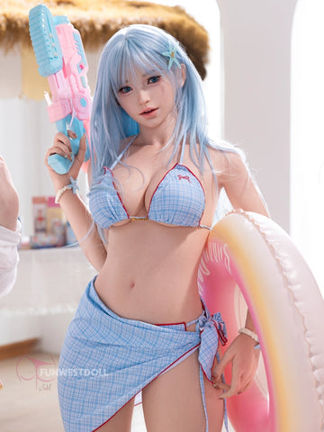 F8675-159cm(5.2ft)-35.3kg F Cup Realistic Skin Texture Gel Breasts Silicone Full Sex Doll｜Funwest Doll