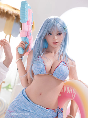 F8675-159cm(5.2ft)-35.3kg F Cup Realistic Skin Texture Gel Breasts Silicone Full Sex Doll｜Funwest Doll