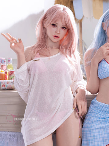 F8677-159cm(5.2ft)-37kg A Cup Summer Vibe Realistic Skin Texture Silicone Sex Doll | Fun West Doll