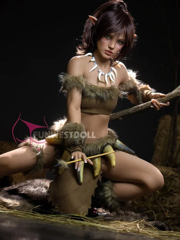 F2225-159cm A Cup Fantasy Kylie Cosplay Elf  Alien TPE Sex Doll｜Fun West Doll