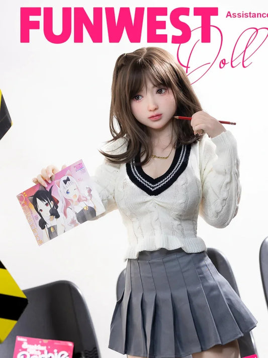 F2238-152cm(5ft）D Cup White Amy S-TPE Sex Doll [IN STOCK USA / EU]｜Fun West Doll