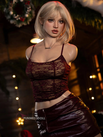 T759-113cm-65lbs D Cup Realistic Skin Silicone Sex Doll Torso with Head｜Funwest Doll