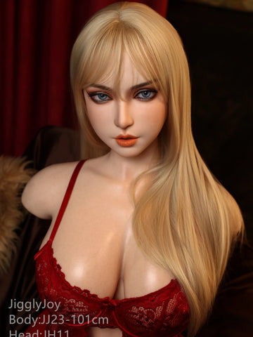 T1031-101cm-27kg Flora F Cup Full Silicone Gel Butt Ultra Soft Torso Sex Doll ROS Head｜Jigglyjoy