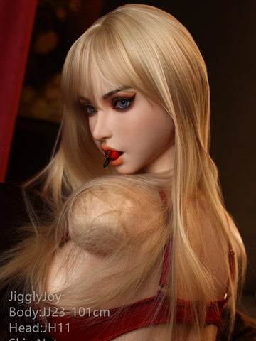 T1031-101cm-27kg Flora F Cup Full Silicone Gel Butt Ultra Soft Torso Sex Doll ROS Head｜Jigglyjoy