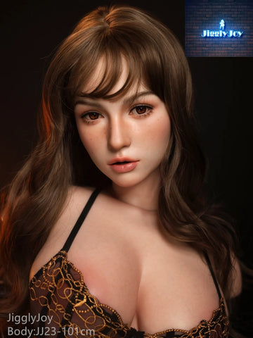 T1007-101cm/3ft3"-59.52lbs F Cup HUge Breasts Life Size Silicone ROS Sex Dolls Torso With Head｜Jigglyjoy