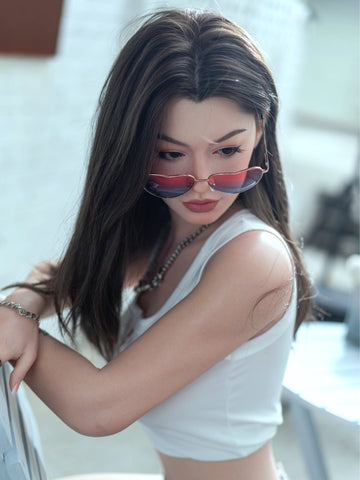 F7632—162cm/5ft3-33.5kg D Cup Asian Realistic Lifesize Silicone Sex Doll | Zelex Doll
