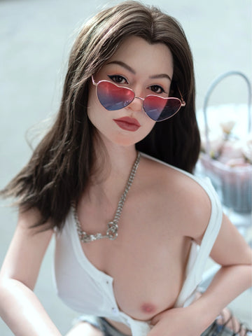 F7632—162cm/5ft3-33.5kg D Cup Asian Realistic Lifesize Silicone Sex Doll | Zelex Doll