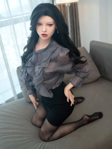 F6160—165cm/5ft4-37.5kg F Cup Asian Realistic Lifesize Silicone Celebrity Sex Doll | Zelex Doll
