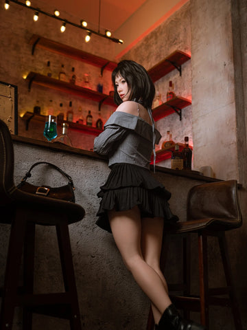 F6194—162cm/5ft3-33.5kg D Cup Asian Realistic Lifesize Silicone Celebrity Sex Doll | Zelex Doll