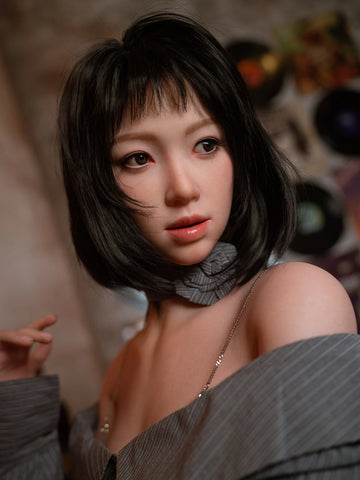 F6194—162cm/5ft3-33.5kg D Cup Asian Realistic Lifesize Silicone Celebrity Sex Doll | Zelex Doll