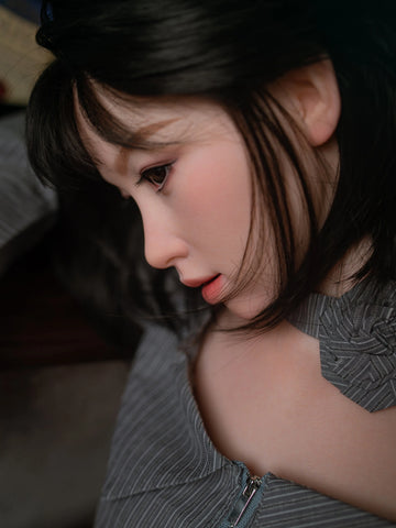 F6194—162cm/5ft3-33.5kg D Cup Asian Realistic Lifesize Silicone Celebrity Sex Doll | Zelex Doll