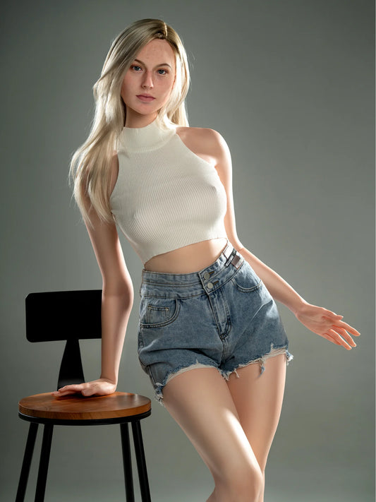 F5663—175cm/5ft7 E Cup Movable Jaws Silicone Sex Doll (Inspiration) | Zelex Doll