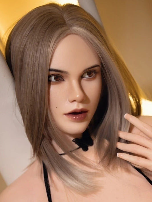 H306 ROS リアルオーラル可動顎シリコンセックスドールヘッド| SY Doll M27