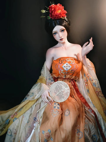 F1519-Elsa Babe-150cm/5ft Full Silicone Sexy Anime Woman Brunette Chinese Sex Dolls | Elsa Babe