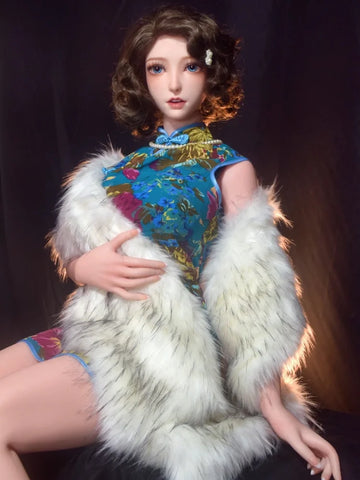 F534-Elsa Babe-150cm/ 5ft Full Silicone Châu Á Búp bê tình dục Anime gợi cảm 