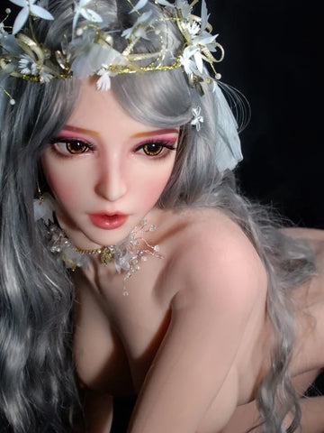 F1521-Elsa Babe-150cm/5ft Full Silicone Búp bê tình dục Anime gợi cảm 