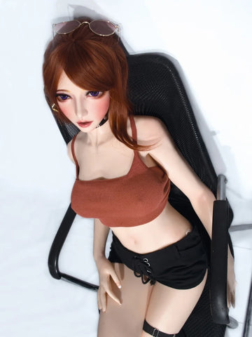 F545-Elsa Babe-150cm/5ft Full Silicone Búp bê tình dục Anime gợi cảm 