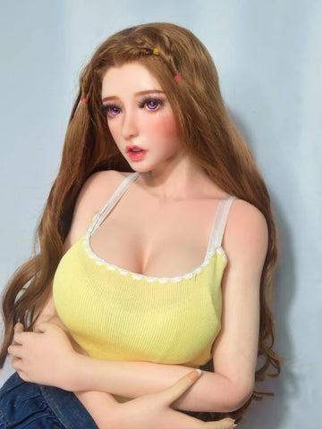 F547-Elsa Babe-150cm/5ft Full Silicone Búp bê tình dục Anime gợi cảm 