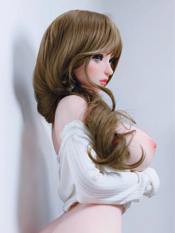 F9378-150cm/5ft 27.5kg Hentai Life Size Female Sex Doll Silicone Head | Elsa Babe