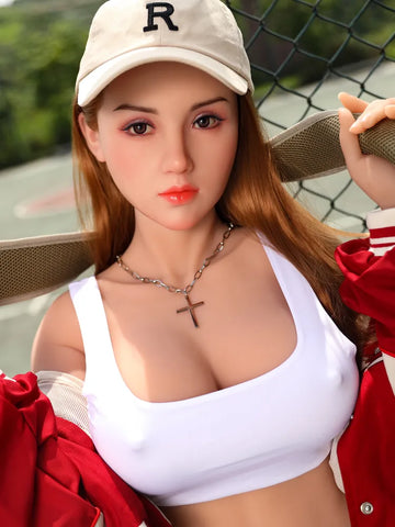 F3817-155cm/5ft1 H Cup Big Boobs Exquisite Asian Silicone Head Sex Doll | HR Doll
