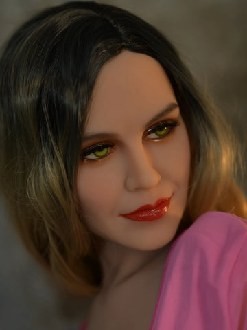 F3876-166cm/5ft5 A Cup Light Yellow Eyes TPE Sex Doll | HR Doll