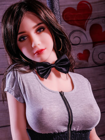 F3841-161cm/5ft3 F Cup Innocent Pure Big Eyes TPE Sex Doll | HR Doll