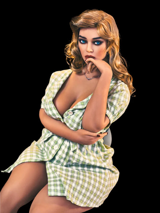 F162-156cm Blonde E Cup Most Popular Big Booty Realistic TPE Sex Doll 2025| Irontech Doll