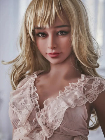 F157-155cm Small Tits B Cup Blonde Girl Curvy TPE Sex Doll