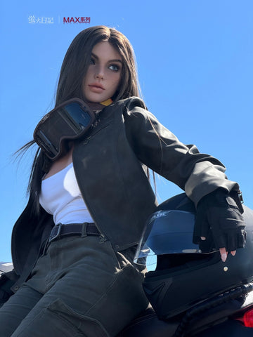 F6201—165cm/5ft4-37kg A Cup Small Breast Silicone Sex Doll  - Firefly Diary MAX