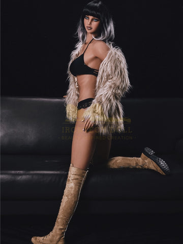 F1920K-168cm(5.5ft) D Cup Emily Black Sex Doll｜Irontech Doll