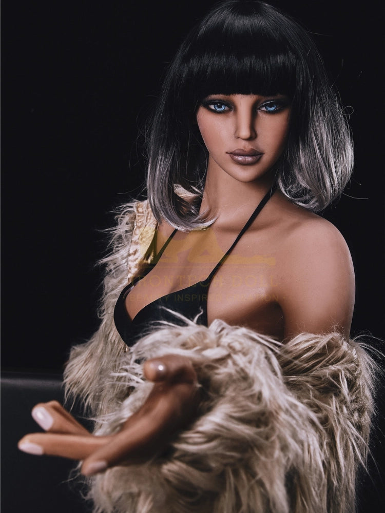 F1920K-168cm(5.5ft) D Cup Emily Black Sex Doll｜Irontech Doll