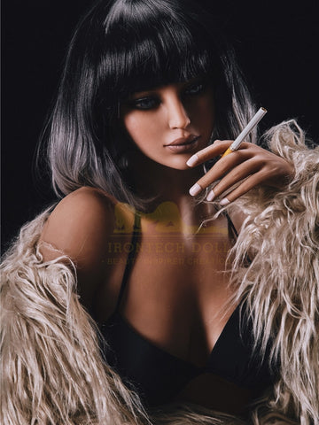 F1920K-168cm(5.5ft) D Cup Emily Black Sex Doll｜Irontech Doll