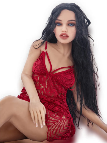 F106-150cm/4ft9  C Cup Red Slutty Skirt TPE Sex Doll｜Irontech Doll