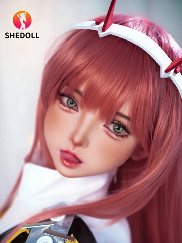 F6094—152cm/5ft-33kg A Cup Flat Chest Asian ROS Silicone Head TPE Body Sex Doll | SHEDOLL