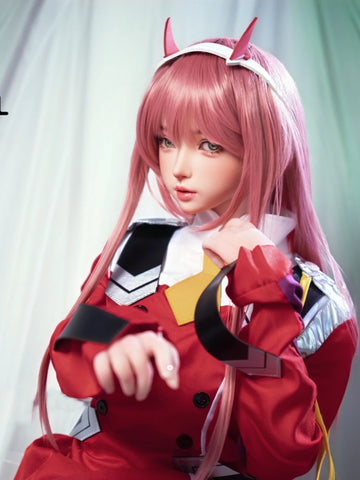 F6094—152cm/5ft-33kg A Cup Flat Chest Asian ROS Silicone Head TPE Body Sex Doll | SHEDOLL