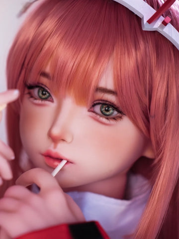 F6094—152cm/5ft-33kg A Cup Flat Chest Asian ROS Silicone Head TPE Body Sex Doll | SHEDOLL