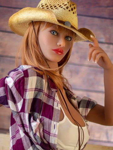 F1688-165cm(5f4) Christi I Cup Cowboy Makeup Realistic TPE Sex Doll | Doll Forever