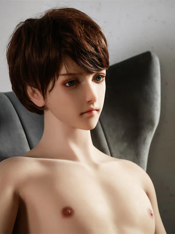 F110-Finley Thin Face Shy Asian Teen 165cm TPE Male Sex Doll-qita doll