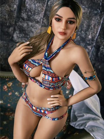 F190- Búp bê tình dục Latina mặc bikini ngực lớn-159cm