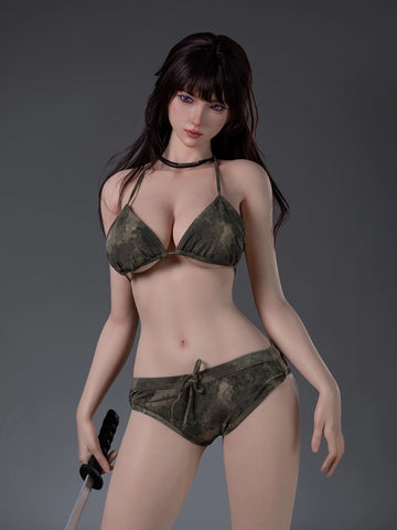 F6293—168cm/5ft5-35kg F Cup  Silicone Realistic Celebrity Sex Doll Asian  | TOP-CYDOLL