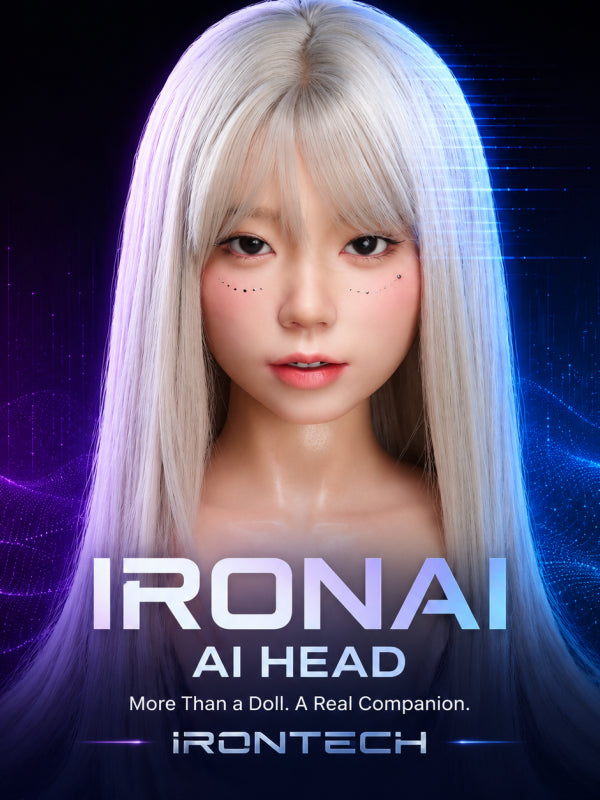H901 Free Iron AI Talking ROS Silicone Blowjob Sex Doll Head