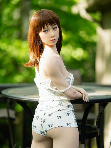 F9156—156cm/5ft2-26kg Aki B Cup Premium Japanese ROS Silicone Robot Sex Doll【weight loss】 | Jiusheng Doll